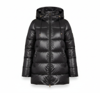Damen-Wintermantel mit Kapuze | Langer Steppmantel | Warm gefüttert & wasserabweisend