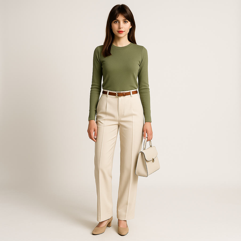 Clara Mode Stilvolle High-Waist Palazzo Hose Damen – Apparel & Accessories > Clothing > Pants > Trousers für Damen (Women > Clothing > Pants > Palazzo Pants)