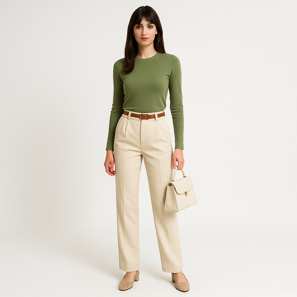 Clara Mode Stilvolle High-Waist Palazzo Hose Damen – Apparel & Accessories > Clothing > Pants > Trousers für Damen (Women > Clothing > Pants > Palazzo Pants)