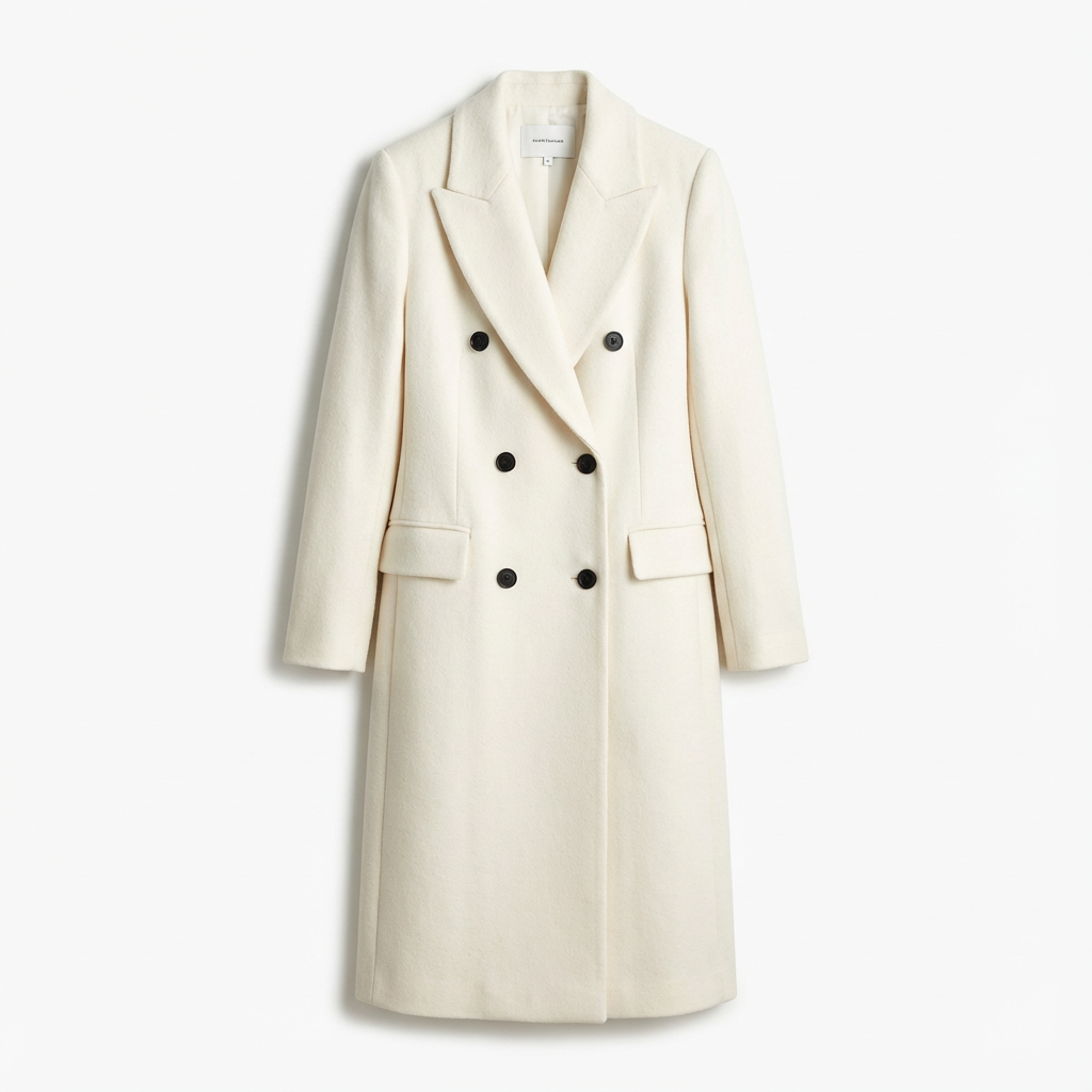 Damen Wollmantel – Eleganter Langer Wintermantel Für Herbst & Winter