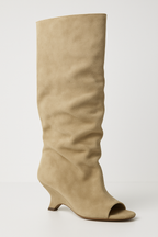 Clara Mode Elegante Faux Suede Kniehoh Stiefel Damen – Apparel & Accessories > Shoes > Boots für Damen (Women > Shoes > Boots > Knee High Boots)