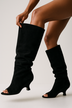 Clara Mode Elegante Faux Suede Kniehoh Stiefel Damen – Apparel & Accessories > Shoes > Boots für Damen (Women > Shoes > Boots > Knee High Boots)
