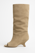 Clara Mode Elegante Faux Suede Kniehoh Stiefel Damen – Apparel & Accessories > Shoes > Boots für Damen (Women > Shoes > Boots > Knee High Boots)