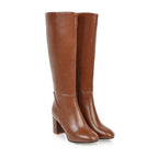 Clara Mode Elegante Kniehoch Boots aus Veganer Lederoptik Damen – Apparel & Accessories > Shoes > Boots für Damen (Women > Shoes > Boots > Knee High Boots)