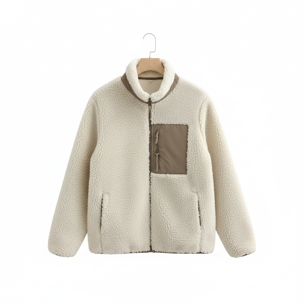 Teddy-Fleece Winterjacke für Damen | Kuschelig Weich & Winddicht