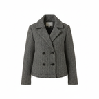 Urban Sunrise Fischgrätjacke | Doppelreihige Kurzjacke | Eleganter City-Look